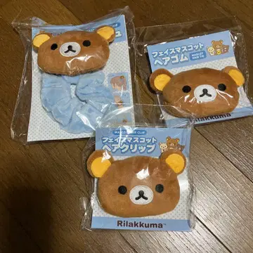 새상품 리락쿠마 머리끈 클립 스크런치 세트 판매