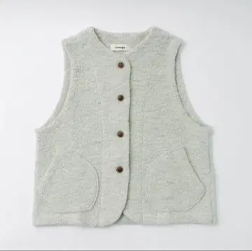 TUMUGU 울코튼 파일 더블 페이스 베스트 일본제