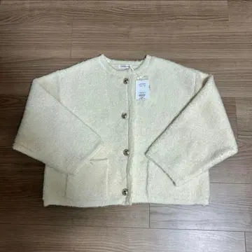 [ 미사용 새상품 ] natural couture 가디건 흰색 화이트