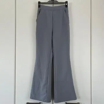 GU 그레이 와이드 팬츠 사이드 포켓 포함