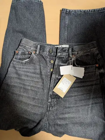 캘런솔로지 와이드 루즈 데님 38