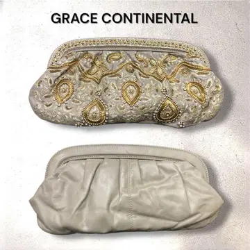 GRACE CONTINENTAL 자수 클러치백