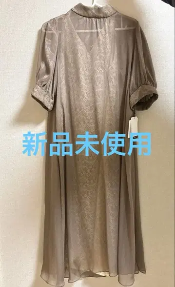 [미사용 새상품] 파티 드레스 niana 모카 베이지 결혼식 경사 드레스