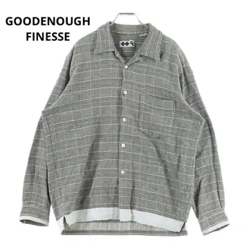 GOODENOUGH FINESSE 체크 셔츠