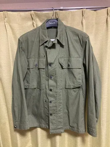 미군 M-43 HBT 자켓 헤링본 36R 새상품급