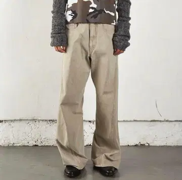 NVRFRGT 24SS 3D Twisted Wide Leg Jeans