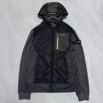 오클리 OAKLEY 후드티 그레이 M 골프웨어 스포츠 퀼팅