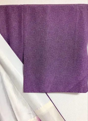 에도 코몬 하나 문 순수 실크 가정의 안전 문자 있음