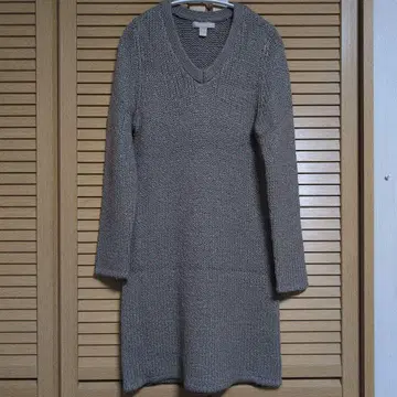 BANANA REPUBLIC 베이지 니트 원피스 M