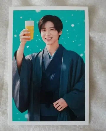 SnowMan 메구로 렌 메메 엽서 1장 기모노 차림으로 연하장으로도