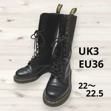 새상품급 닥터마틴 14홀 UK3 EU36 22~22.5