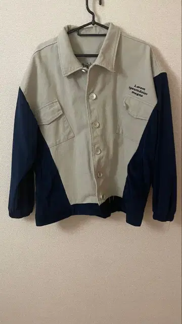 구제 의류 캐주얼 자켓 그레이/네이비