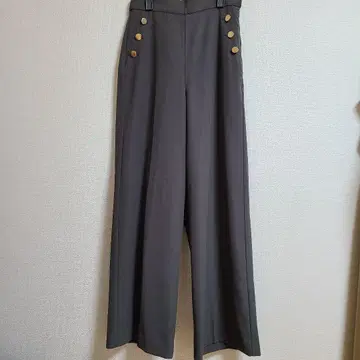 아뉴앙스 센터 프레스 마린 팬츠