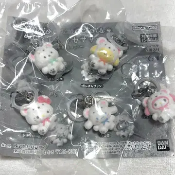 산리오 포근포근 스노우 메지루시 액세서리 5개 세트 세미 컴프