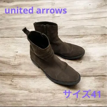 united arrows boemos 부츠 사이드 지퍼 사이즈 41