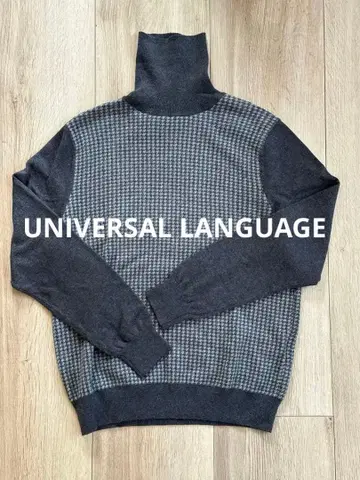 [ 새상품 ] UNIVERSAL LANGUAGE 코튼캐시미어 터틀넥