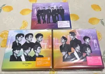 SixTONES 앨범 CITY 3가지 형태 세트 특전 포함