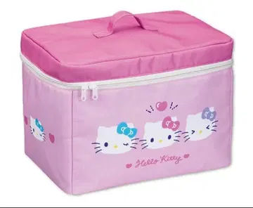 헬로키티 뚜껑 포함 수납 박스 핑크 미개봉 새상품 보관 케이스