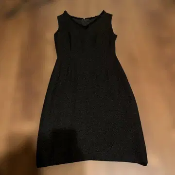 블랙 슬리브리스 무릎 기장 원피스 38 ANAYI