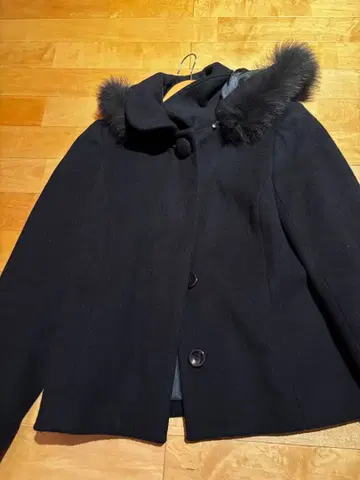 칼 파크 레인 퍼 트리밍 숏코트 9호