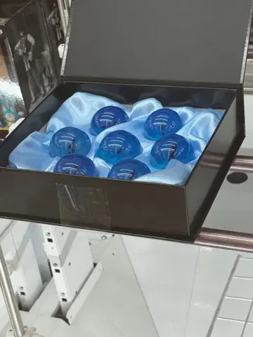 드래곤볼 칠성구 세트 큰 칠성구 중 하나 크리스탈 블루