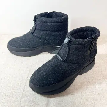 DESCENTE 데상트 윈터 숏 스노우 부츠 사이드 지퍼