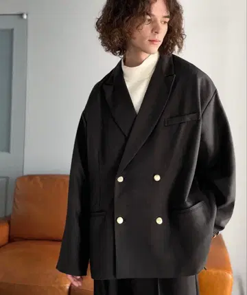 [ classicalelf ] 오버 사이즈 더블 자켓