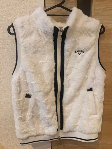 Callaway 여성용 베스트 L 화이트