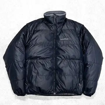 새상품급 90s 몽벨 자수 로고 라이트 알파인 다운 자켓