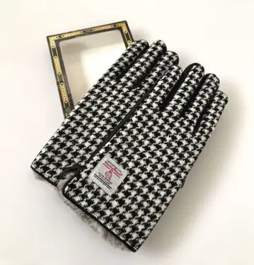 [ 미사용 새상품 ] Harris Tweed Leather Glove
