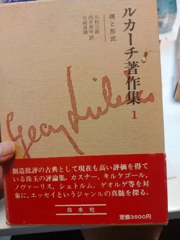 [박스형] 루카치 저작집 1 혼과 형식 월보 포함