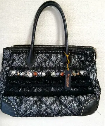 싱크비 블랙 토트백