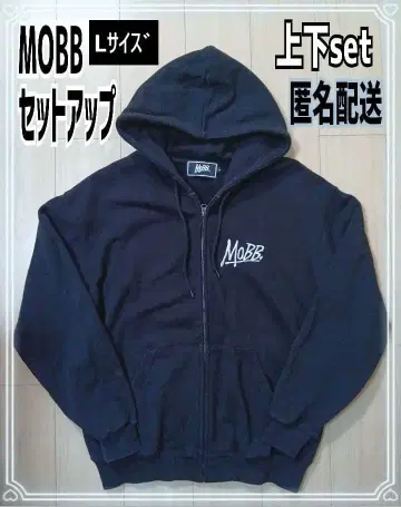 MOBB 셋업 L 사이즈 블랙 상하의 set 새상품급 익명 배송