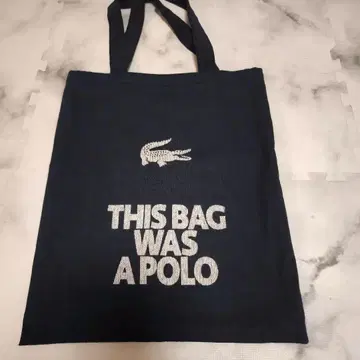 라코스테 네이비 토트백 남성용