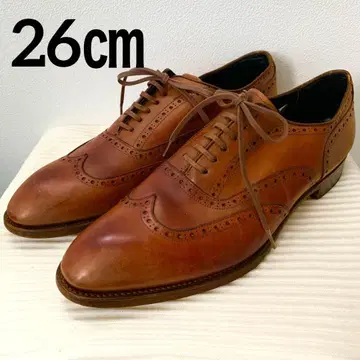 새상품급 Johnston & Murphy 브라운 윙 칩 가죽