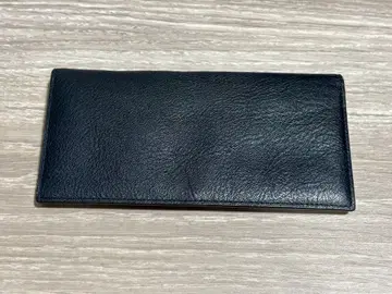 블랙 가죽 장지갑