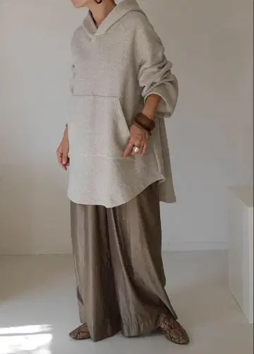 ARGUE COTTON URAKE OVERSISED FOODIE