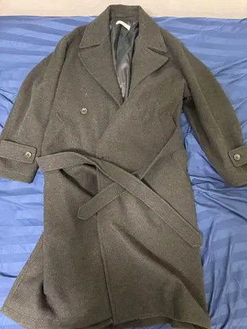 새상품급 wym 체스터 코트 차콜