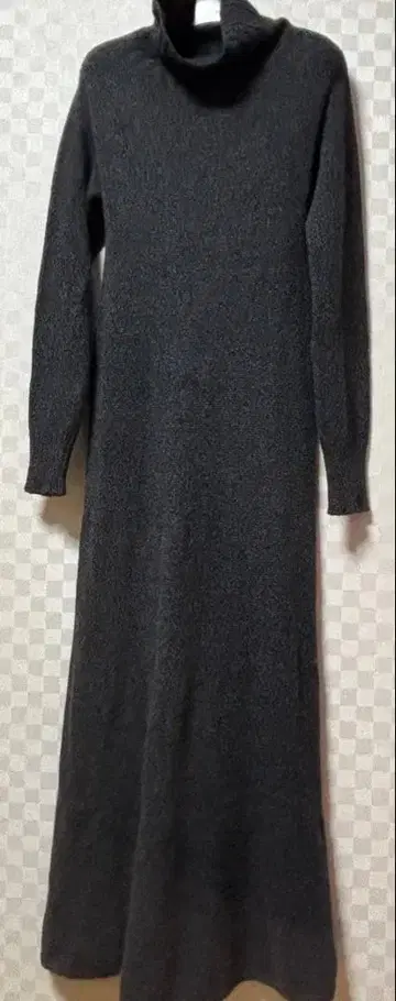 SLOBE iENA 다크 그레이 롱 드레스