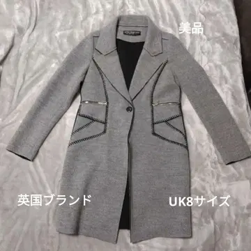 LITTLE MISTRESS 그레이 롱 코트 US 4