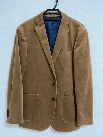 브라운 코듀로이 테일러드 자켓