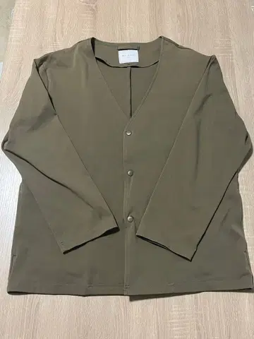 IKKA LOUNGE 노카라 자켓 XL 카키