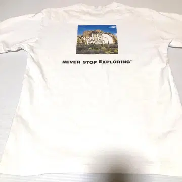 THE NORTH FACE 그래픽 T셔츠 화이트