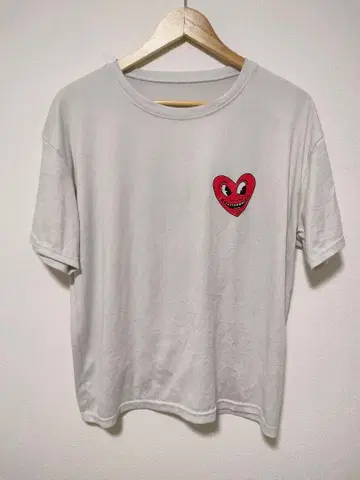 키이스 해링 반팔 티셔츠 그레이 [ L 사이즈 ] 티셔츠 상의