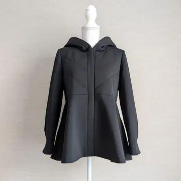 M-PREMIER 종이상자 니트 페플럼 자켓 엠프리미어 34