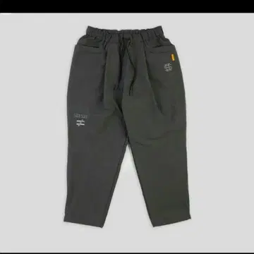 SEESEE WIDE TAPERED EASY PANTS CHARCOAL