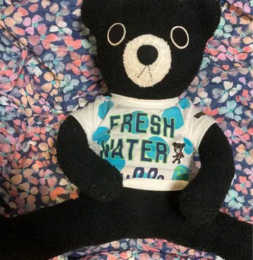 DOUBLE B 블랙 곰 봉제 인형 T셔츠 포함