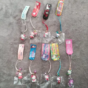 지역 한정 키티 스트랩 9개 세트 [ 오사카, 효고 한정판 ]