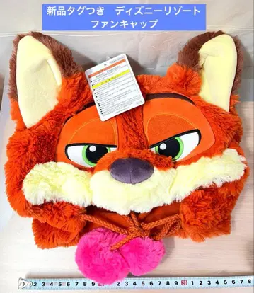 닉 주토피아 팬캡 모자 디즈니 리조트 여우