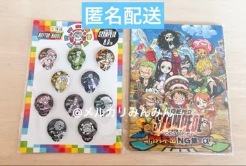 ONEPIECE 원피스 스탬피드 캔뱃지 세트 문외불출 DVD 특전